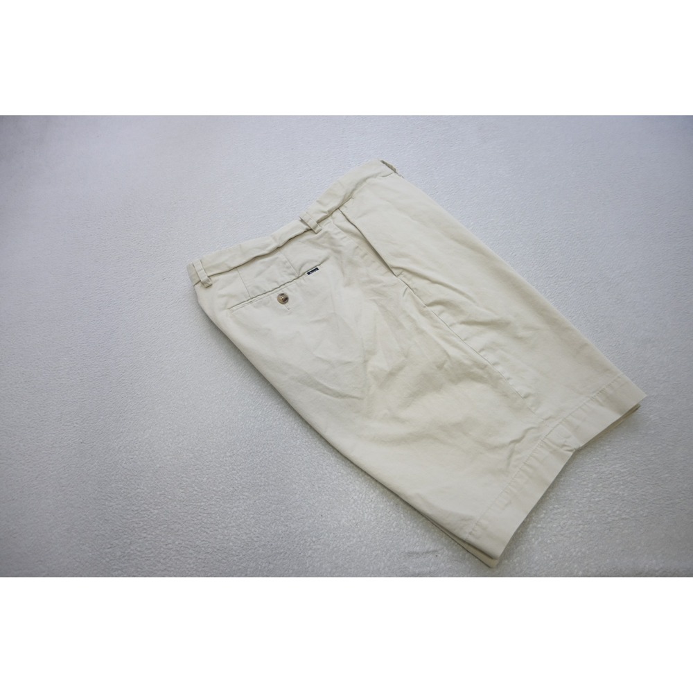 Polo Ralph Lauren Khaki Shorts Mens 36 Tan Stretch Classic Fit Chino Flat Front